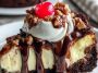 Hot Fudge Sundae Brownie Cheesecake