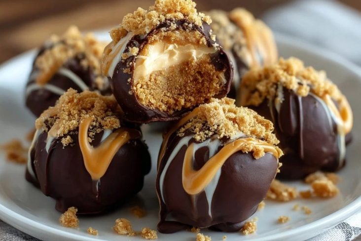 No-Bake Peanut Butter Cheesecake Balls