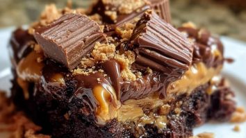 Peanut Butter Cup Dump Cake