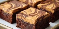 Peanut Butter Swirl Brownies