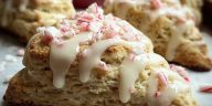 Peppermint White Chocolate Scones