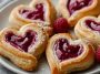 Raspberry Heart Danishes