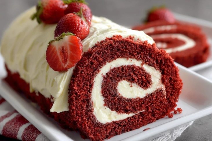 Red Velvet Cake Roll