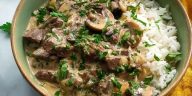 Simple Leftover Roast Beef Stroganoff