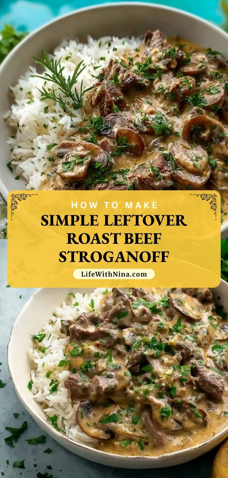 Leftover Beef Simple Leftover Roast Beef Stroganoff