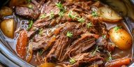 Slow Cooker French Onion Pot Roast