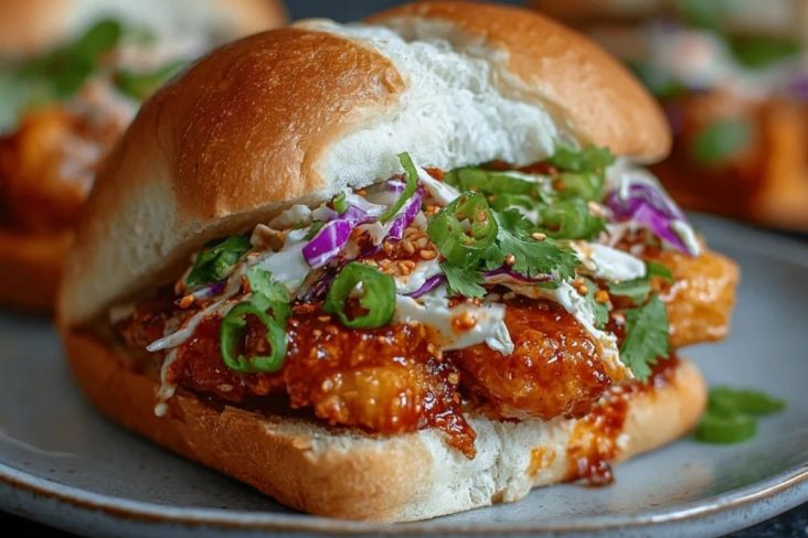 Spicy Bang Bang Chicken Sandwich