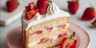 Strawberry Vanilla Cake
