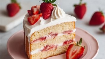 Strawberry Vanilla Cake