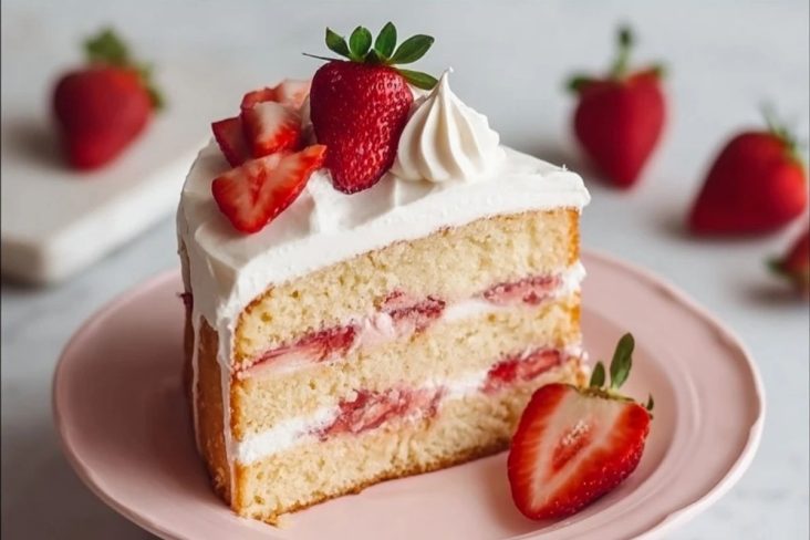 Strawberry Vanilla Cake