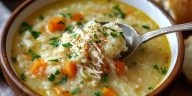 Warming Cauliflower Chicken Soup