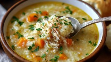 Warming Cauliflower Chicken Soup