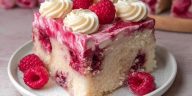 White Chocolate Raspberry Cake