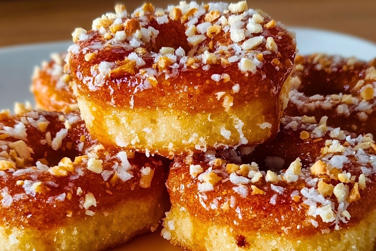 Brown Butter Maple Donut Bars