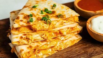 Buffalo Chicken Quesadilla