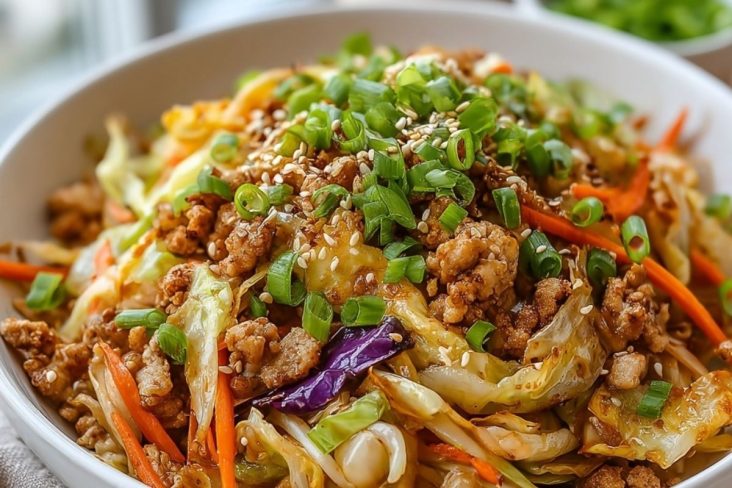 Chicken Egg Roll in a Bowl