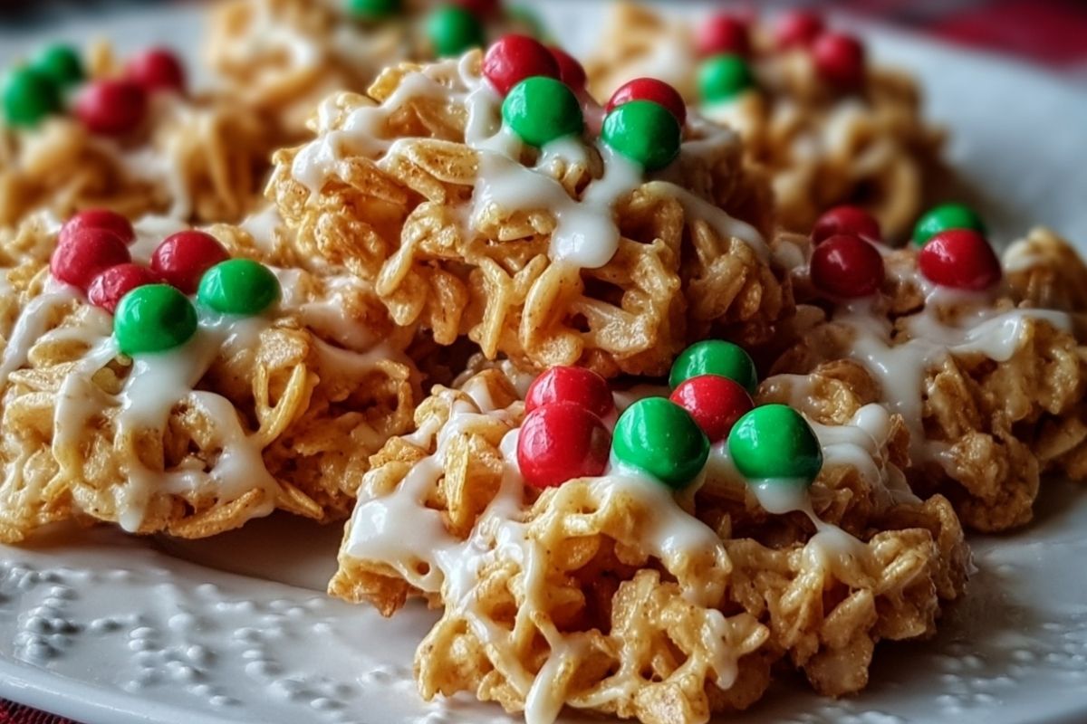 Christmas Haystack Cookies