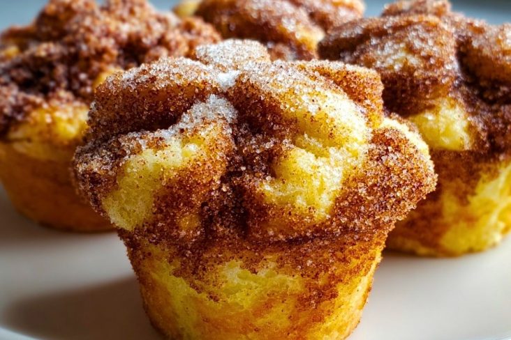 Cinnamon Sugar French Toast Muffins