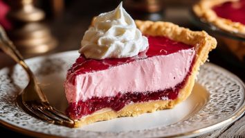 Cranberry Custard Pie