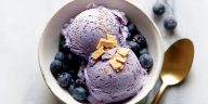 Creamiest Ninja Creami Blueberry Cheesecake Protein Ice Cream Ever