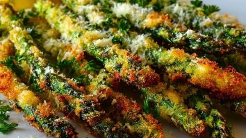 Crispy Asparagus Asiago Spears