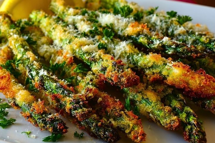 Crispy Asparagus Asiago Spears
