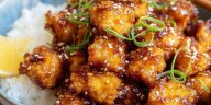 Crispy Honey Garlic Tofu