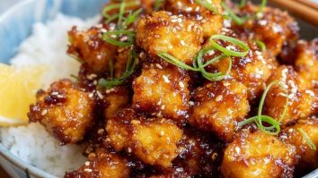 Crispy Honey Garlic Tofu
