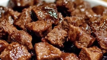 Delicious Crockpot Steak Bites