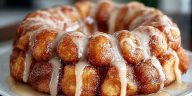 Easy Homemade Monkey Bread With Vanilla Glaze