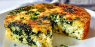Easy Spinach & Cottage Cheese Breakfast Casserole