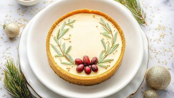 Eggnog Cheesecake