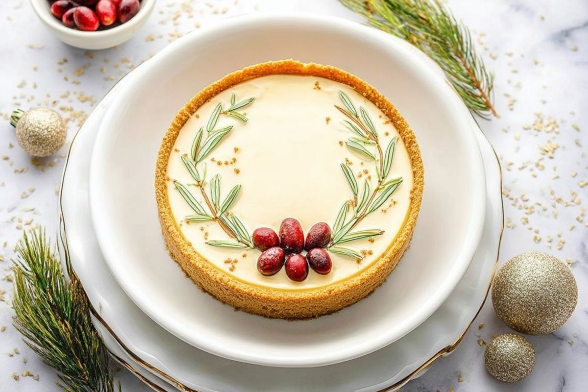 Eggnog Cheesecake