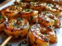 Garlic Parmesan Shrimp Skewers