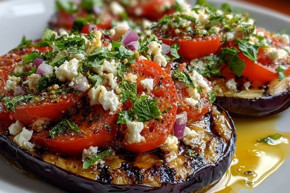 Greek Style Roasted Eggplant