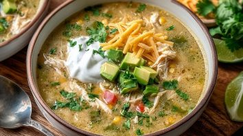 Green Enchilada Chicken Soup