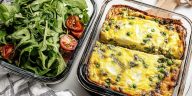 Healthy Cottage Cheese Egg Bake