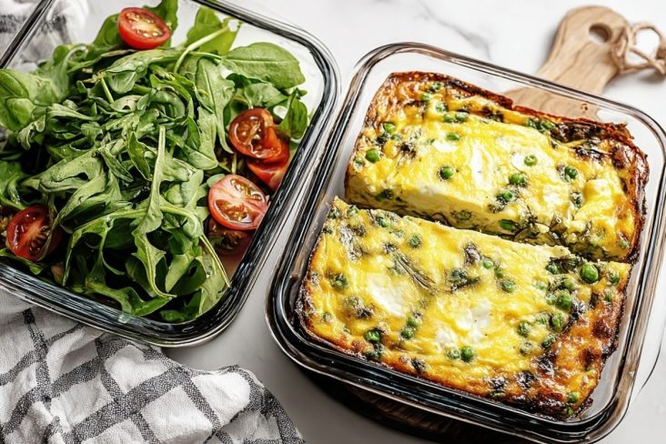 Healthy Cottage Cheese Egg Bake