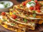 Low Calorie Cheeseburger Quesadilla