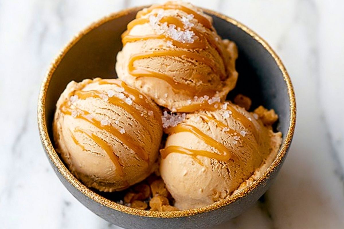 Ninja Creami Salted Caramel Protein Ice Cream