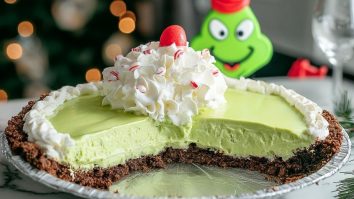 No Bake Grinch Pie