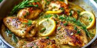 One Skillet Lemon Dijon Chicken