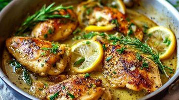 One Skillet Lemon Dijon Chicken