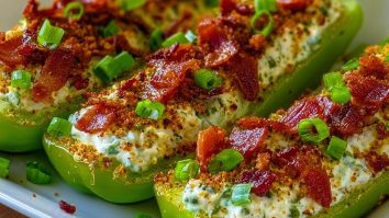 Outrageously Good Stuffed Celery