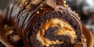 Peanut Butter Cup Chocolate Roll