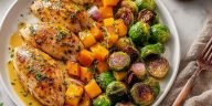 Sheet Pan Honey Dijon Chicken with Veggies