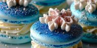 Snowflake Macarons