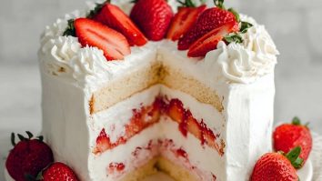 Strawberry Cream Cake